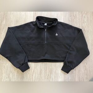 Ryderwear Black Cropped Sweater - Size Large